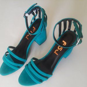 Blue Women's Sandal Heel